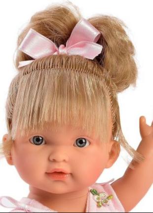 Эксклюзивная коллекционная испанская виниловая кукла  балерина валери llorens девочка 28 см2 фото