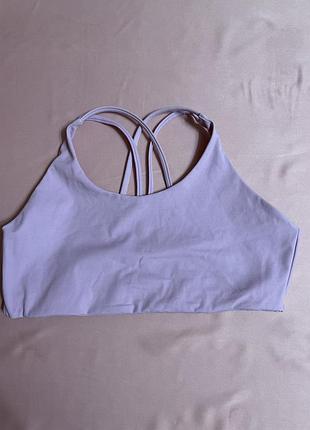 Лавандовый фиолетовый бюст для спорта, очень стильный и красивый