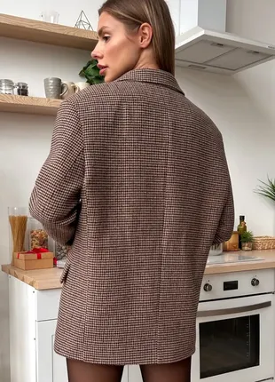 Оверсайз пиджак прямого кроя женский пиджак с мужского плеча2 фото