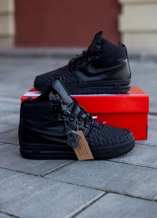 Мужские зимние кроссовки nike lunar force 1 duckboot 17 black