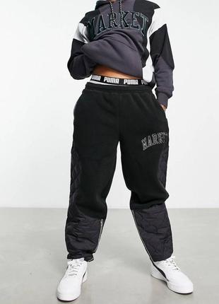 Чоловічі спортивні штани тедді джогери oversized puma& market. нові оригінал