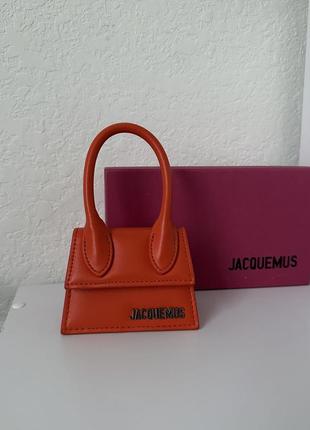 Женская сумка жакмюс оранжевая jacquemus orange