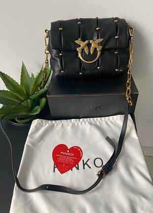 Женская сумка пинко черная pinko black