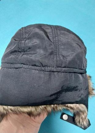 Качественная теплая стильная шапка на флисе h&amp;m4 фото