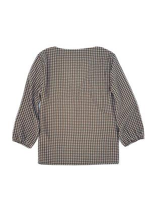 Стильна блузка vila в гусячу лапку з рукавом 3/4, s4 фото