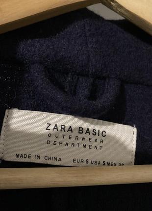 Шерстяне пальто zara4 фото