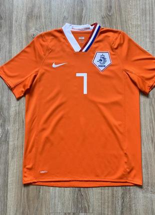 Мужская коллекционная футбольная джерси nike netherlands home v.persie #7