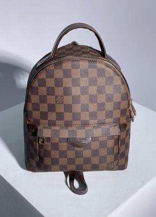 Жіночий рюкзак louis vuitton palm springs backpack brown   екошкіра6 фото