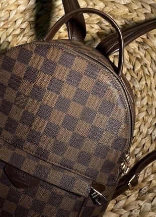 Жіночий рюкзак louis vuitton palm springs backpack brown   екошкіра9 фото