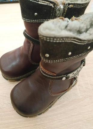 Чобітки чоботи черевички зимові 20 розмір