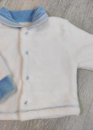Плюшевый костюмчик для новорожденного 1-3 мес4 фото