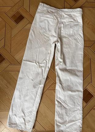 Reserved джинси жіночі широкі світлі  розмір 42-44 прямі джинси2 фото