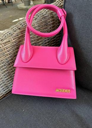Женская сумка жакмюс розовая jacquemus pink