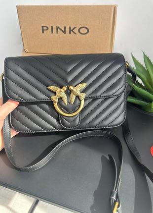 Женская сумка пинко черная pinko black