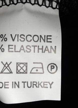 Новая вискозная черная маечка с бирочками от paris m р.4 фото