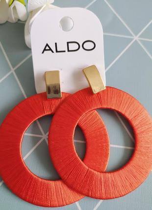 Серьги кольца, серьги гвоздики кольца оплетены нитью от aldo с сайта asos2 фото