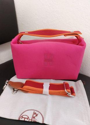 Жіноча сумка эрмес рожева hermes pink