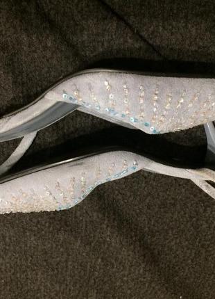 Jane shilton замшевые туфли босоножки с острым носком 25 см6 фото