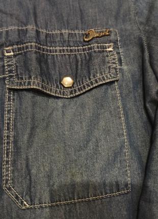 Рубашкая туника женская джинс diesel2 фото