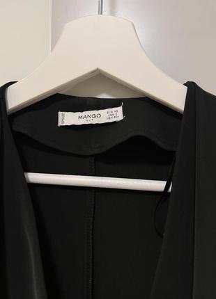 Черное платье mango, размер xs3 фото