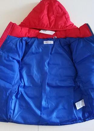Куртка дутая 98-104 см 2-4 года  h&m осенняя superman супермен8 фото