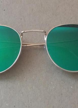 Модные солнцезащитные очки круглой формы 3 цвета7 фото