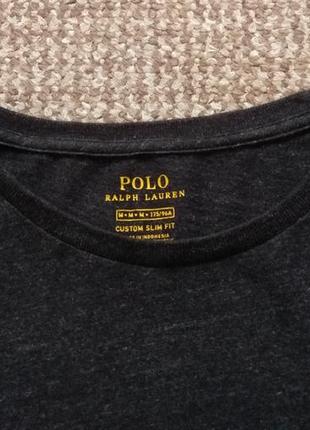 Ralph lauren polo лонгслів кофта custom slim fit оригінал (m)5 фото