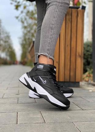 Кроссовки высокие nike m2k tekno зимние