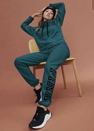 Спортивний костюм з утепленням на мікрофлісі victorias secret pink