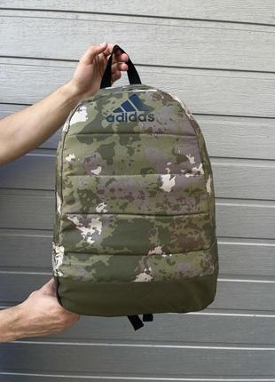 Рюкзак adidas камуфляжный, городской, спортивный мужской портфель адидас