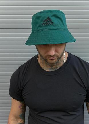 Мужская летняя панама adidas, зеленая шляпа адидас, на лето