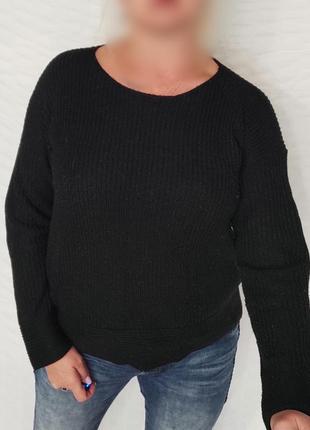 Свитр, реглан, свитшот черного цвета