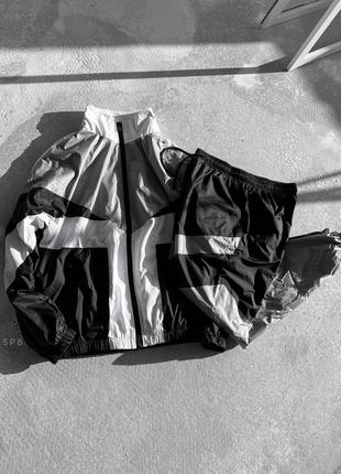 Темно сірий чоловічий спортивний костюм олімпійка штани4 фото