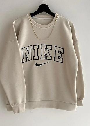 Свитшот nike 0824 бежевый