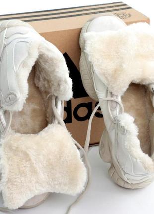 Зимові чоловічі кросівки adidas yeezy boost 500 mid winter white beige 40-41-42-446 фото