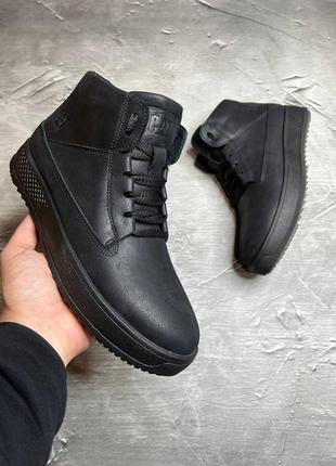 Мужские зимние ботинки Suede cat натуральная кожа