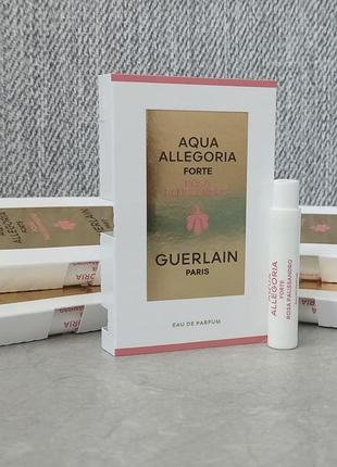 Guerlain aqua allegoria forte rosa palissandro пробник для женщин (оригинал)