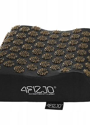 Подушка акупунктурная 4fizjo ergo аппликатор кузнецова 4fj0418 black/gold6 фото