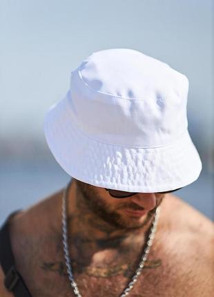 Панама літня біла intruder, чоловічий капелюх на літо