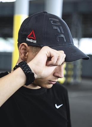 Мужская кепка ufc серая, бейсболка reebok на лето
