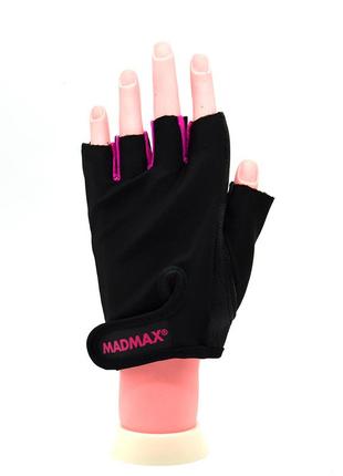 Рукавички для фітнесу madmax mfg-251 rainbow pink s2 фото