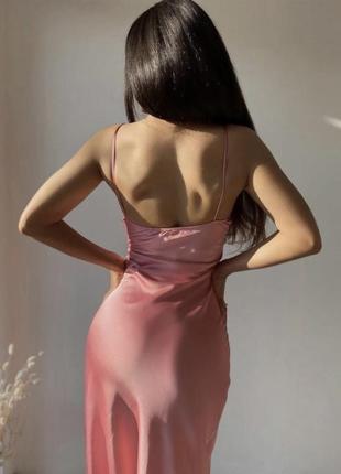 Сатинова сукня zara4 фото