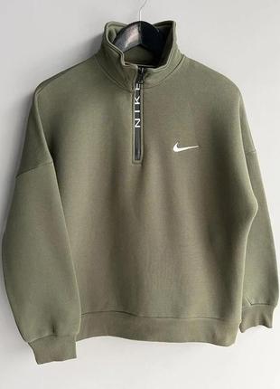 Світшот nike zip хакі