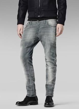 G-star raw defend super slim men’s grey denim jeans rrp - $150 джинси1 фото