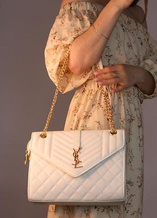 Ysl envelope white 2