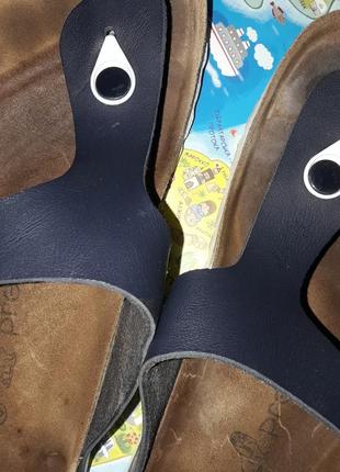 Кожаные шлёпанцы сандали preppy 44р.2 фото