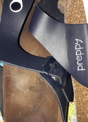 Кожаные шлёпанцы сандали preppy 44р.3 фото