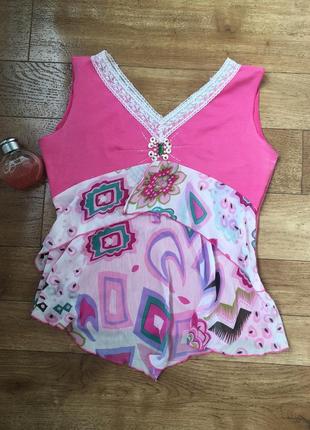 Шовкова майка. шовковий топ. рожевий топ. нарядний топ
