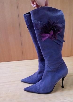 Замшеві чоботи ilian forsa