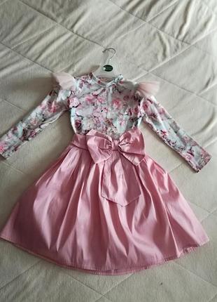 Нарядный комплект девочке р. 116-122